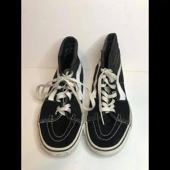 Vans Sk8-Hi Black, Size 6.5 Men's, 8 Women's - Picture 2 of 6